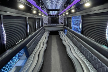 Oceanside Party Bus Interior