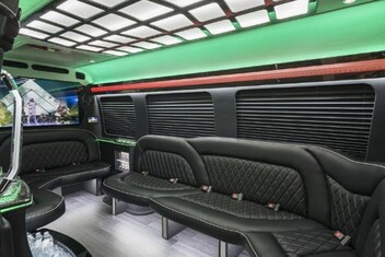 Oceanside Sprinter Party Bus Interior