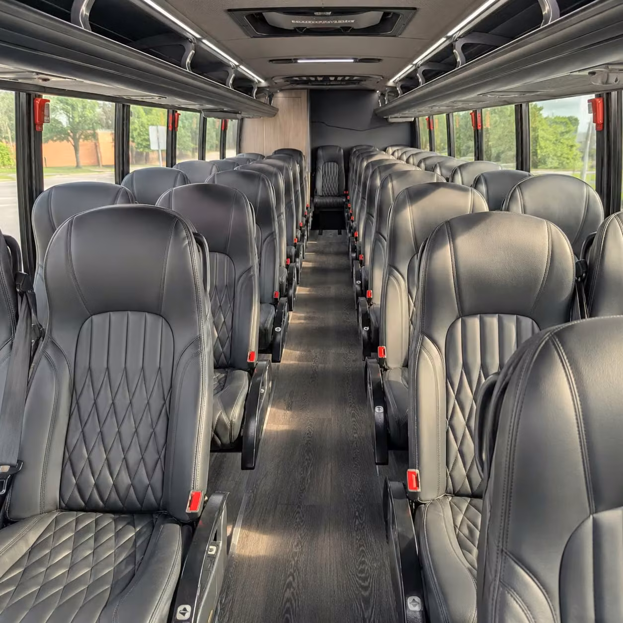28 passenger minibus inside