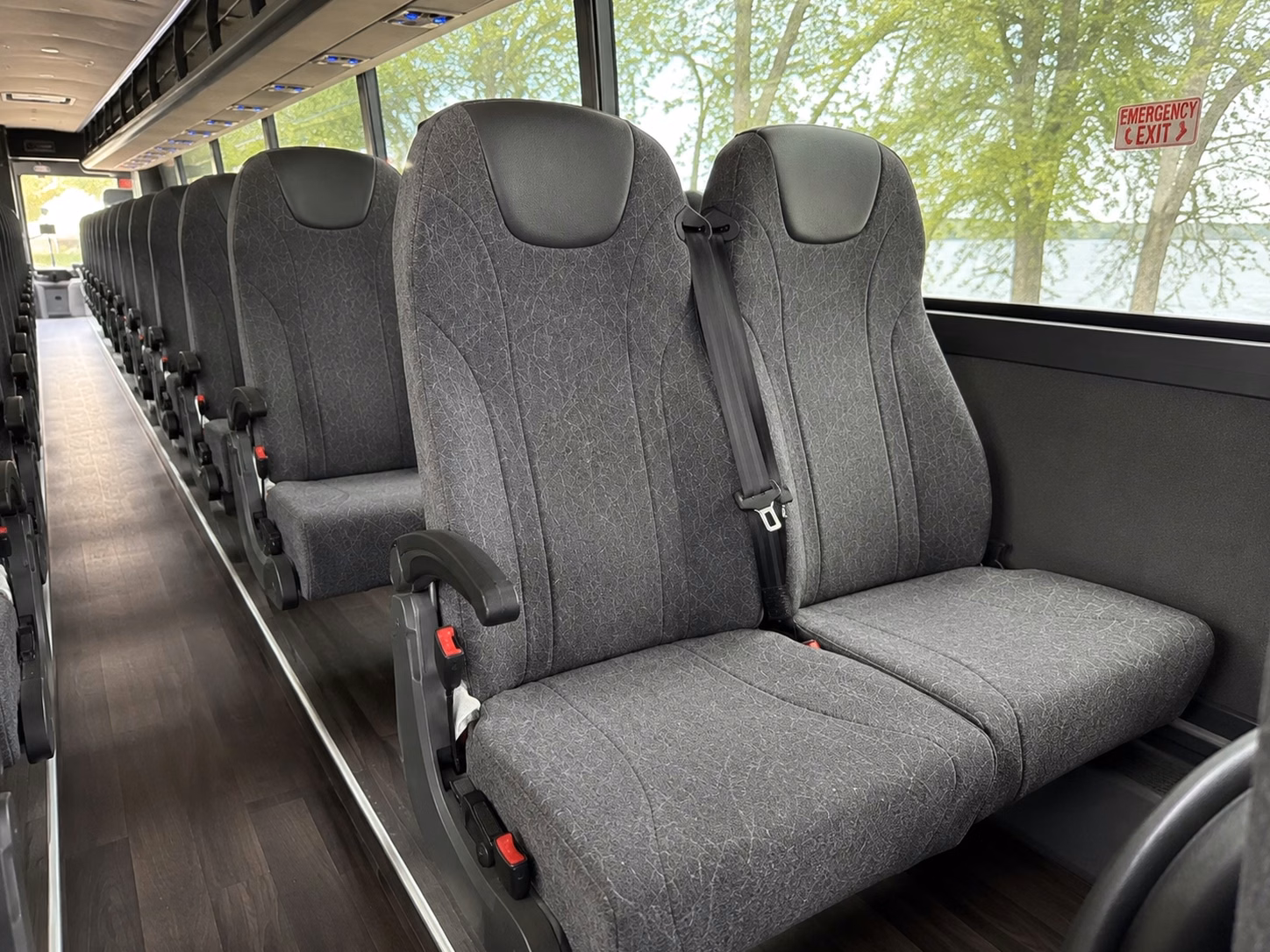 oceanside charter bus interior