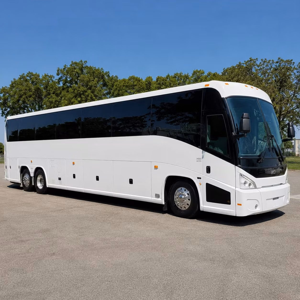 oceanside charter bus rental exterior